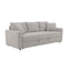 Connie - Boucle Sleeper Sectional Sofa With 2 Toss Pillows - Beige
