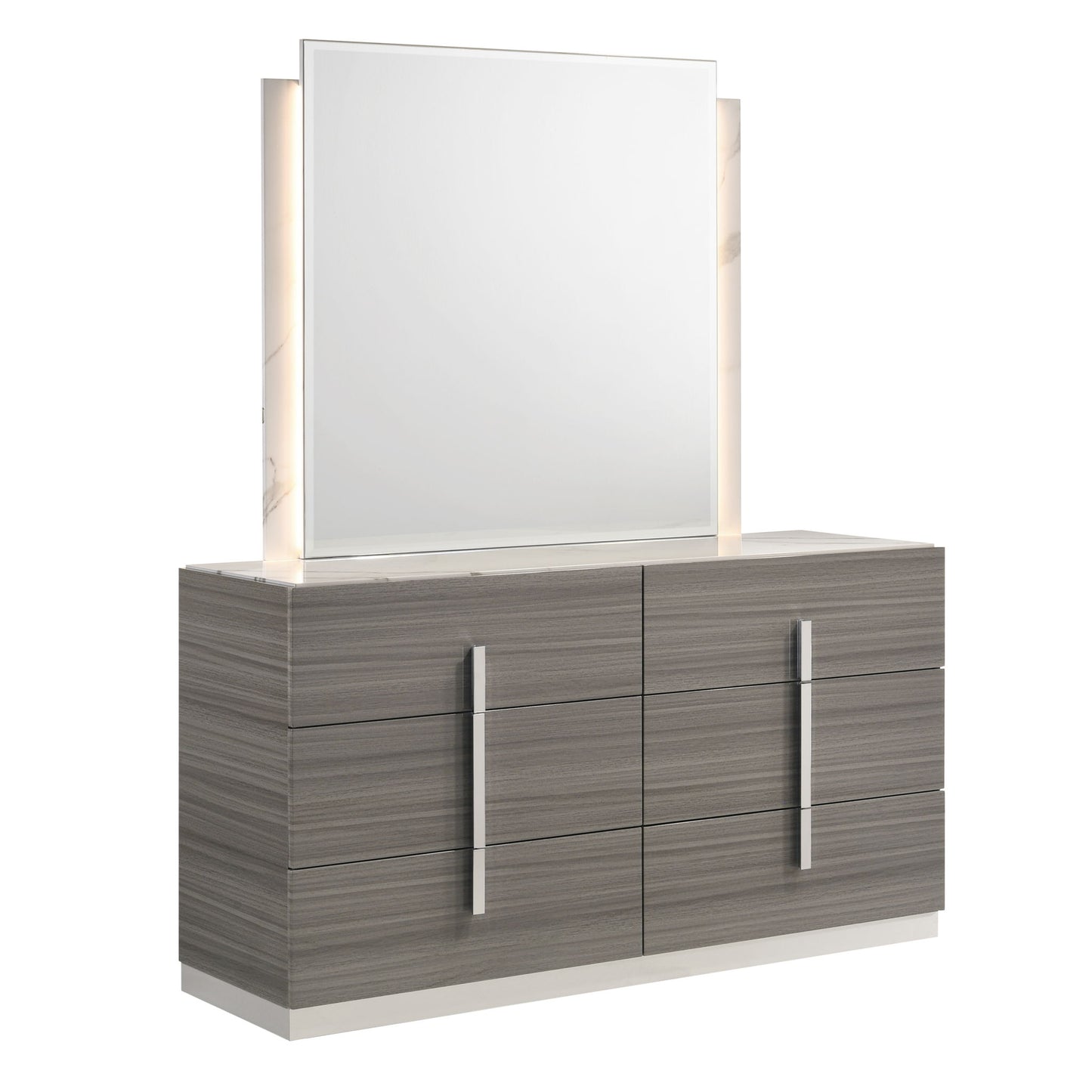 Altima - 6 Drawer Dresser (Mirror Not Included) - Gray