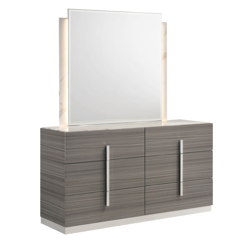 Altima - 6 Drawer Dresser (Mirror Not Included) - Gray