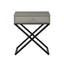 Koda - End Side Table Nightstand, Drawer And Cross Base