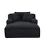 Cloudline - Oversized Chaise Lounge, Modern Comfy Couch With Full Foam Cushioning, Cozy Sleeper Sofabed