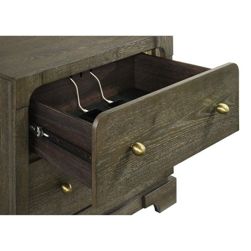 Harbington - Bedroom Set With Upholstered Headboard