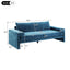 Upholstered 3 Seater Sofa With Wide Armrests