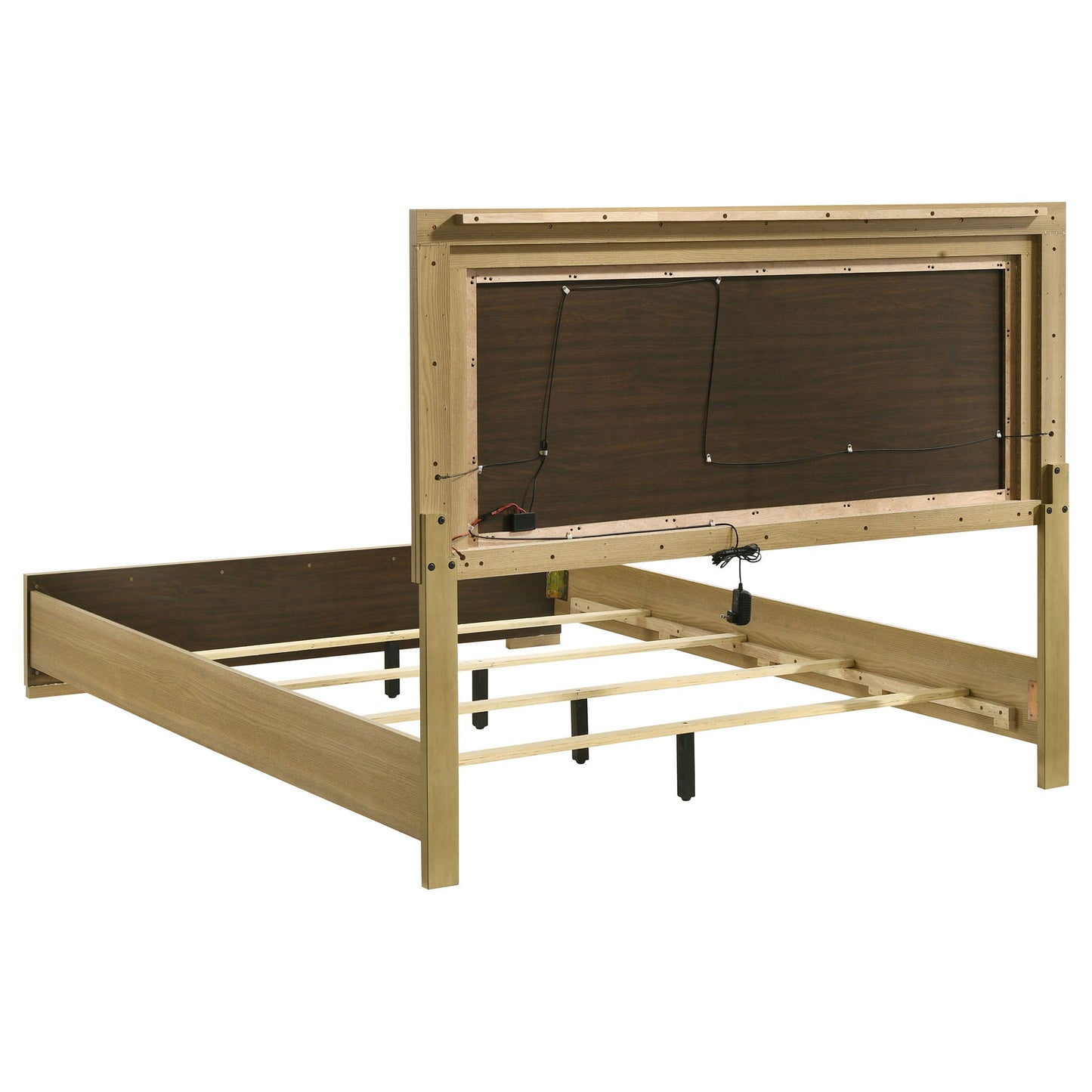 Lincoln - LED Panel Bed With Touch Light Headboard