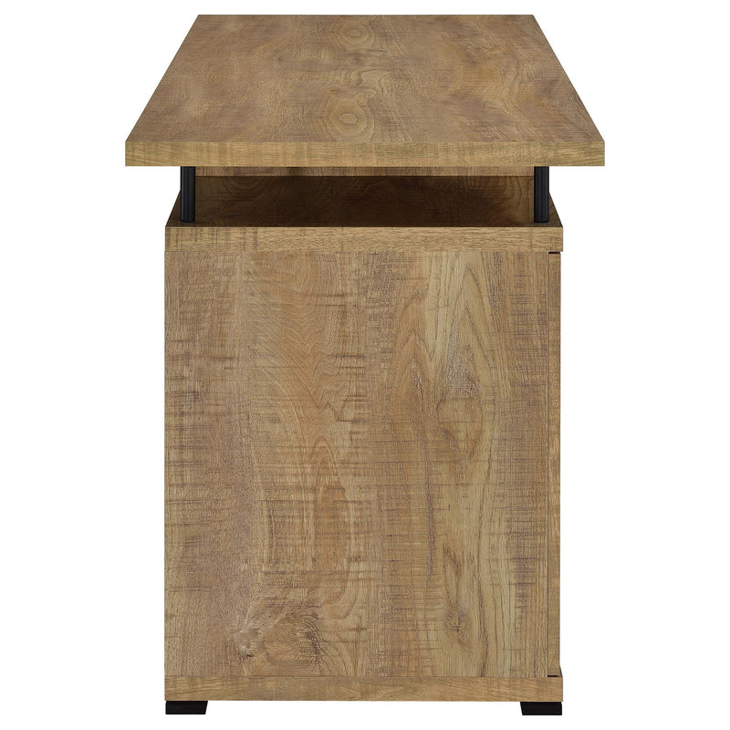Swan - 2 Drawer Computer Desk - Mango Color