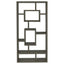 10 Shelf Open Back Bookcase