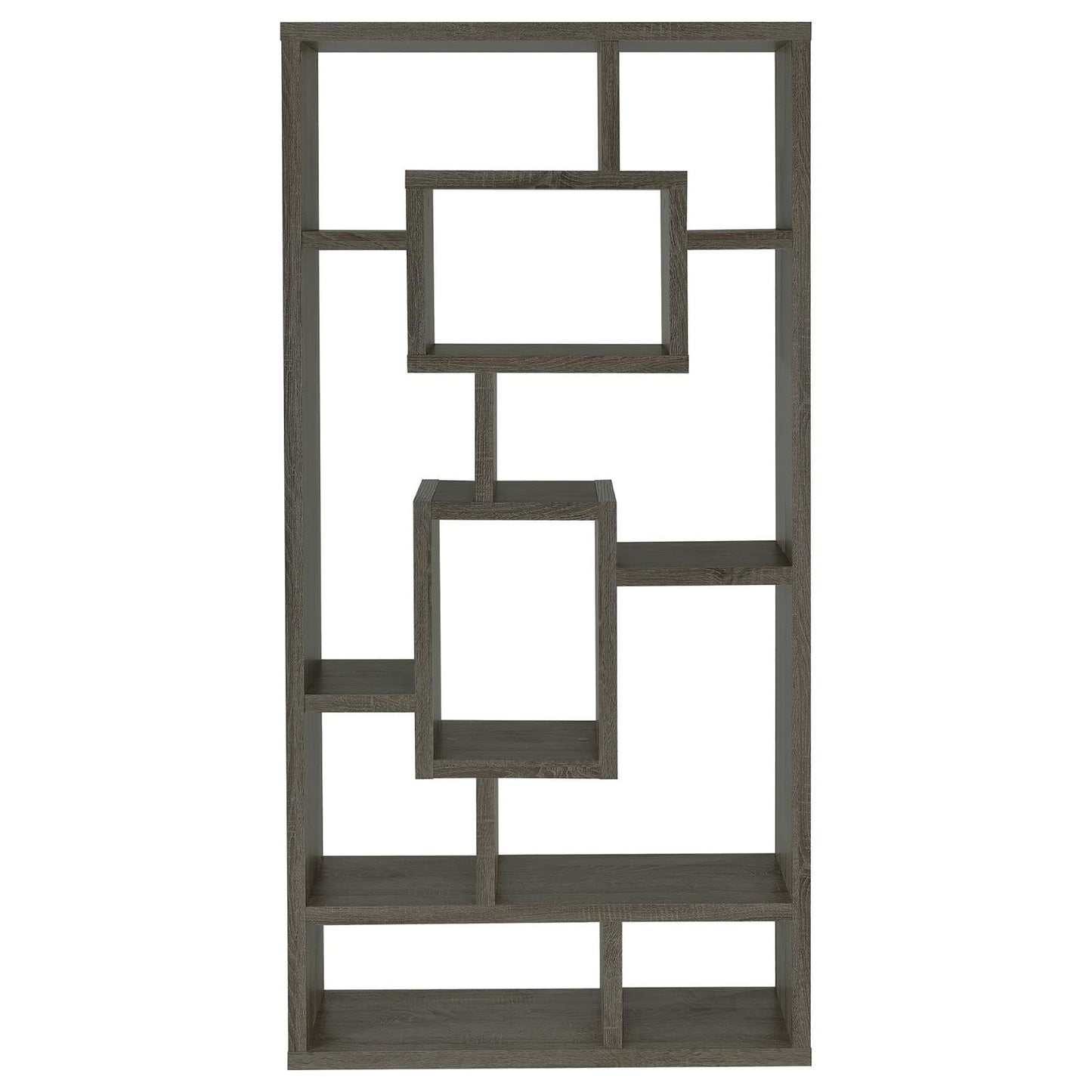 10 Shelf Open Back Bookcase