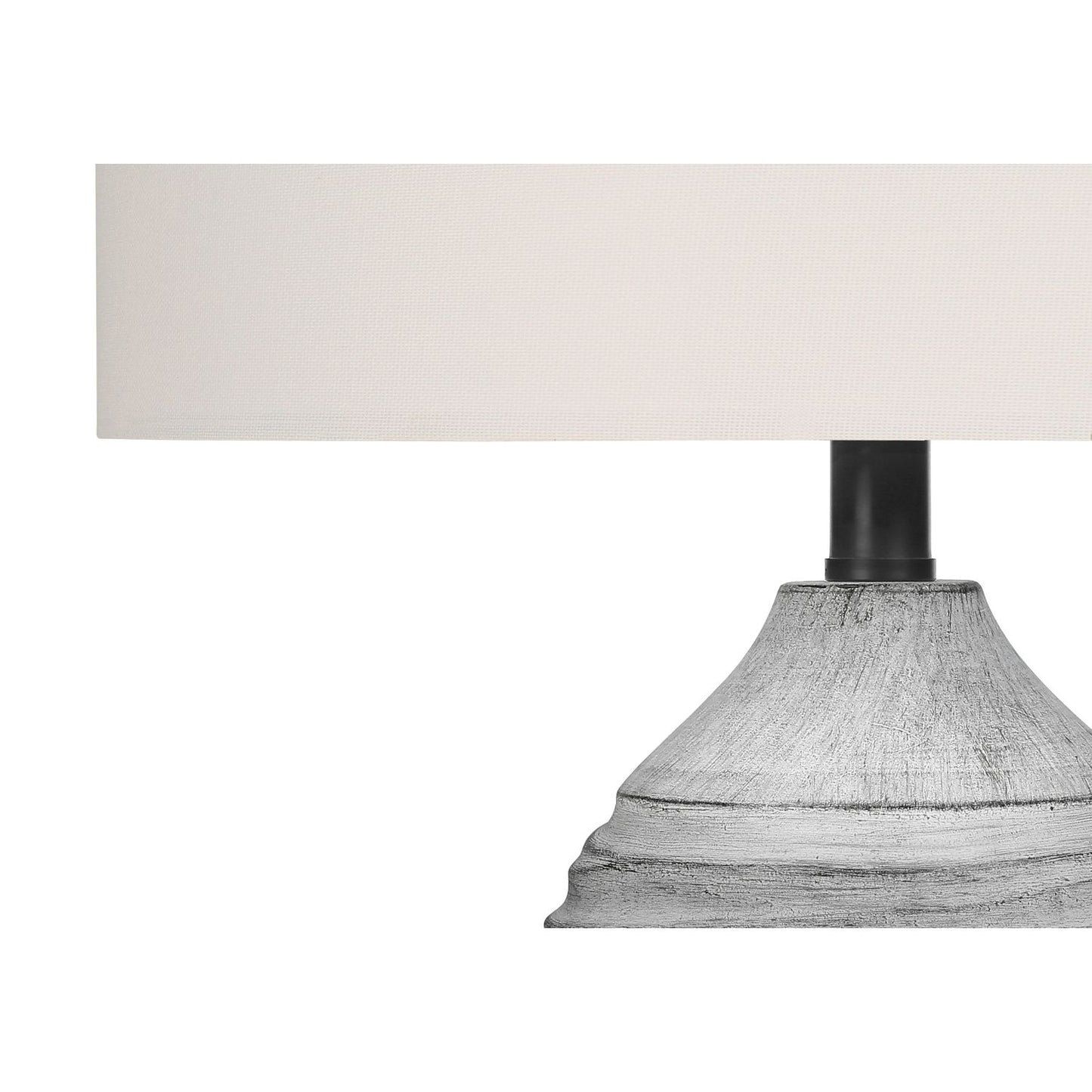 Lighting, Table Lamp, Resin, Modern - Gray / Cream