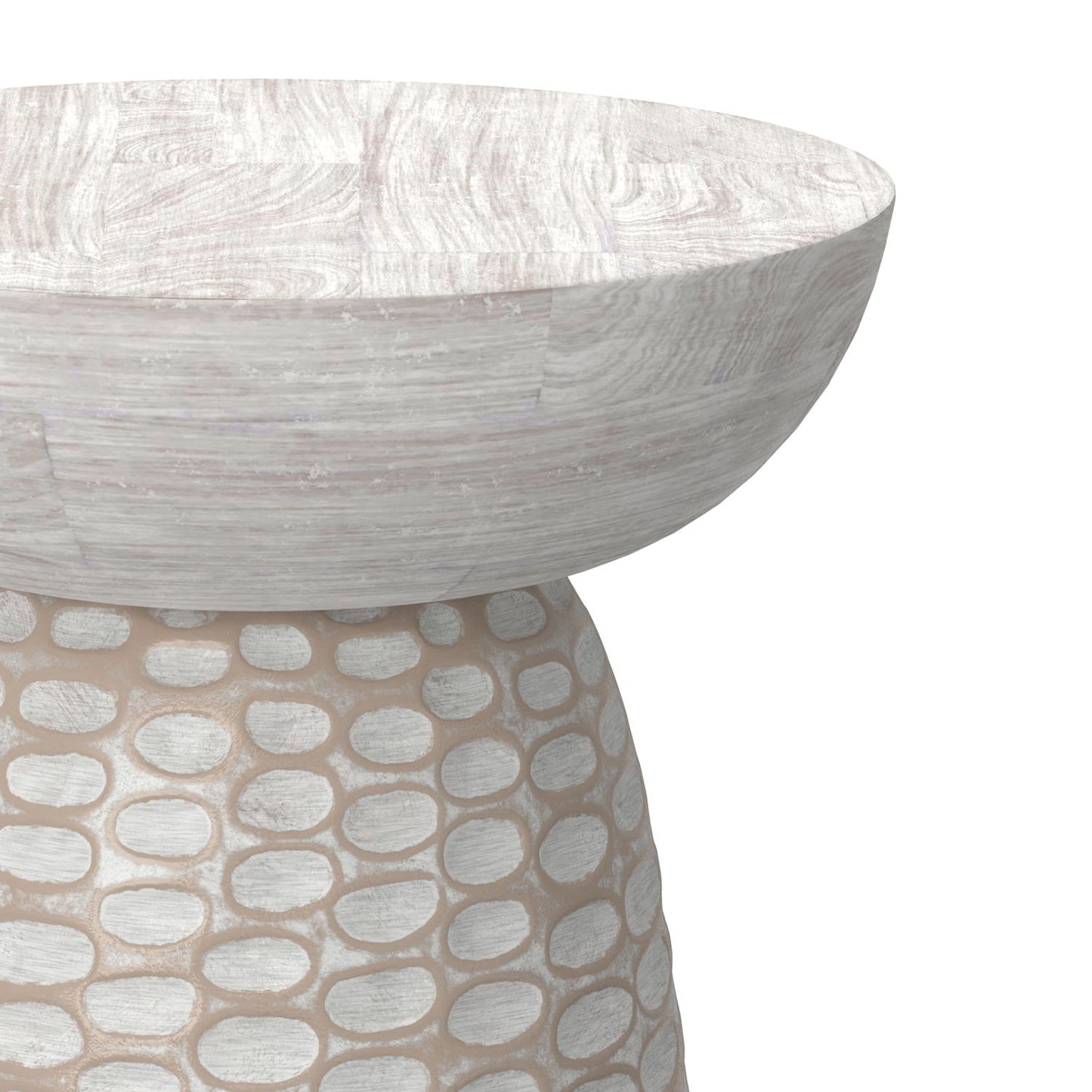 Boyd - Accent Table - White Wash
