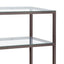 Weston - 2 Shelf Entryway Console Table - Black