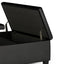 Ellis - Coffee Table Storage Ottoman Contemporary Design