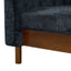 3 Seater Sofa With Square Arms, Tufted Pillow Back For Living Room