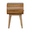 Circular Open Bedside Nightstand