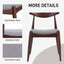 Dining Chairs With Ergonomic Backrest & Comfort Cushions (Set of 2)
