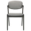 Modern Dining Chair And Zigzag Arm Design (Set of 2)