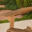 Outdoor Adirondack Rocking Loveseat With Hand Crafted Details