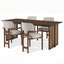 5 Piece Indoor Dining Set, Table & 4 Chairs