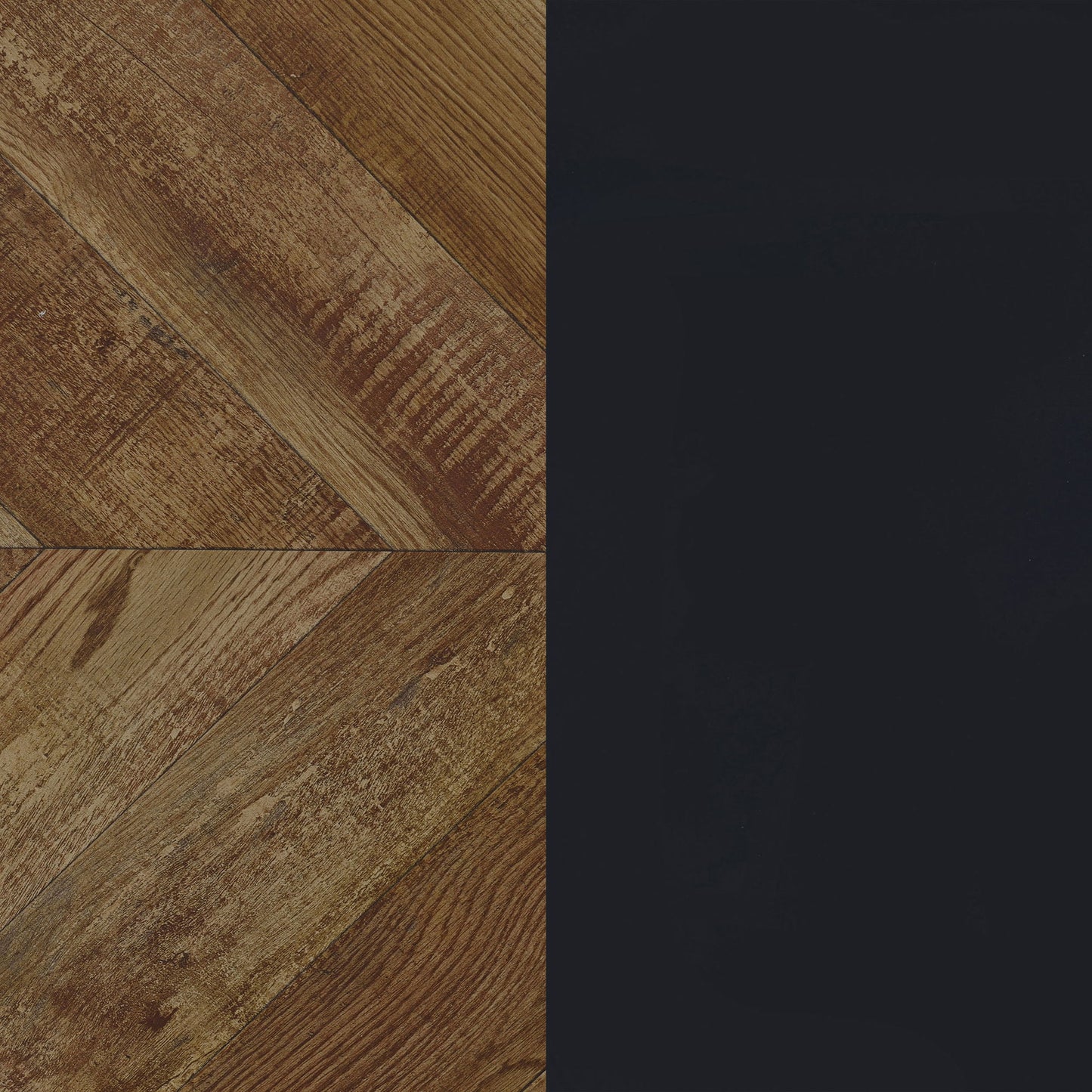 Herringbone - 3 Panel Screen - Brown