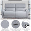Jeromie - Power Motion Sofa With USB Port - Gray