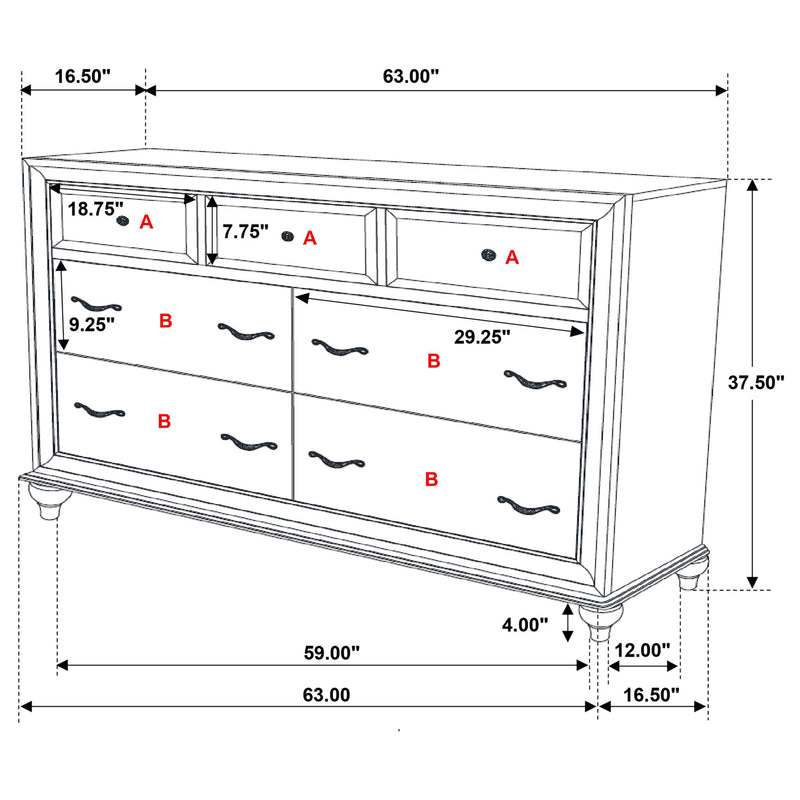 Randall - Bedroom Set With Wingback Bed