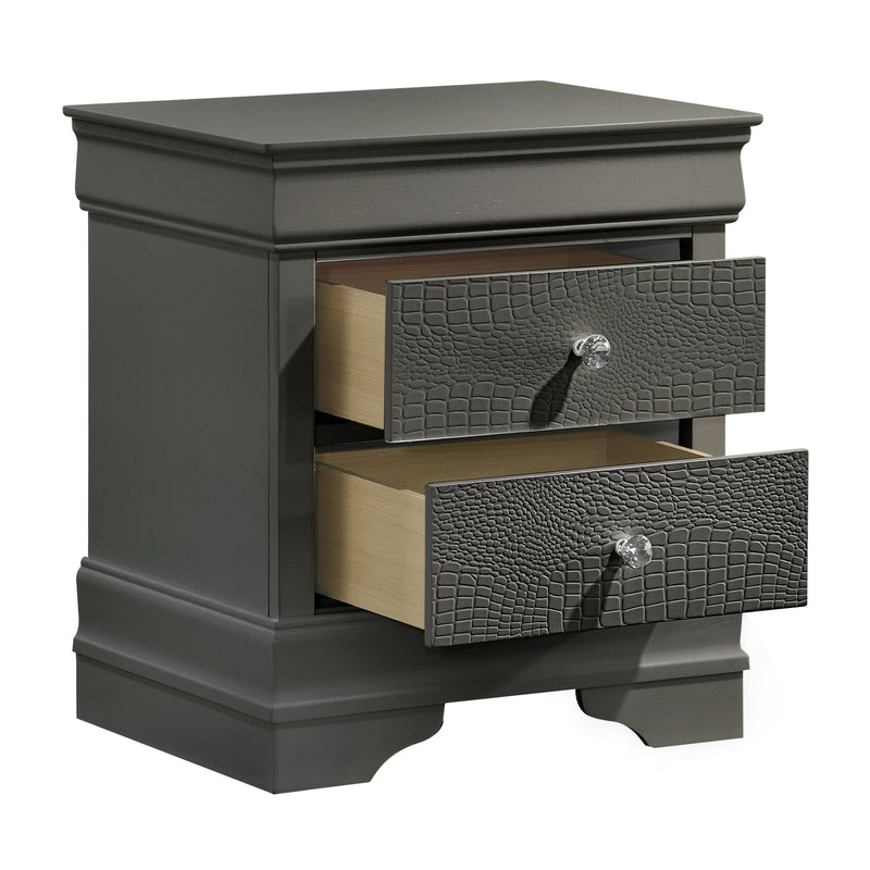 Blaze - 2 Drawer Modern Nightstand