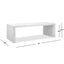 Veda - Geometric Waterfall Dining Table - White