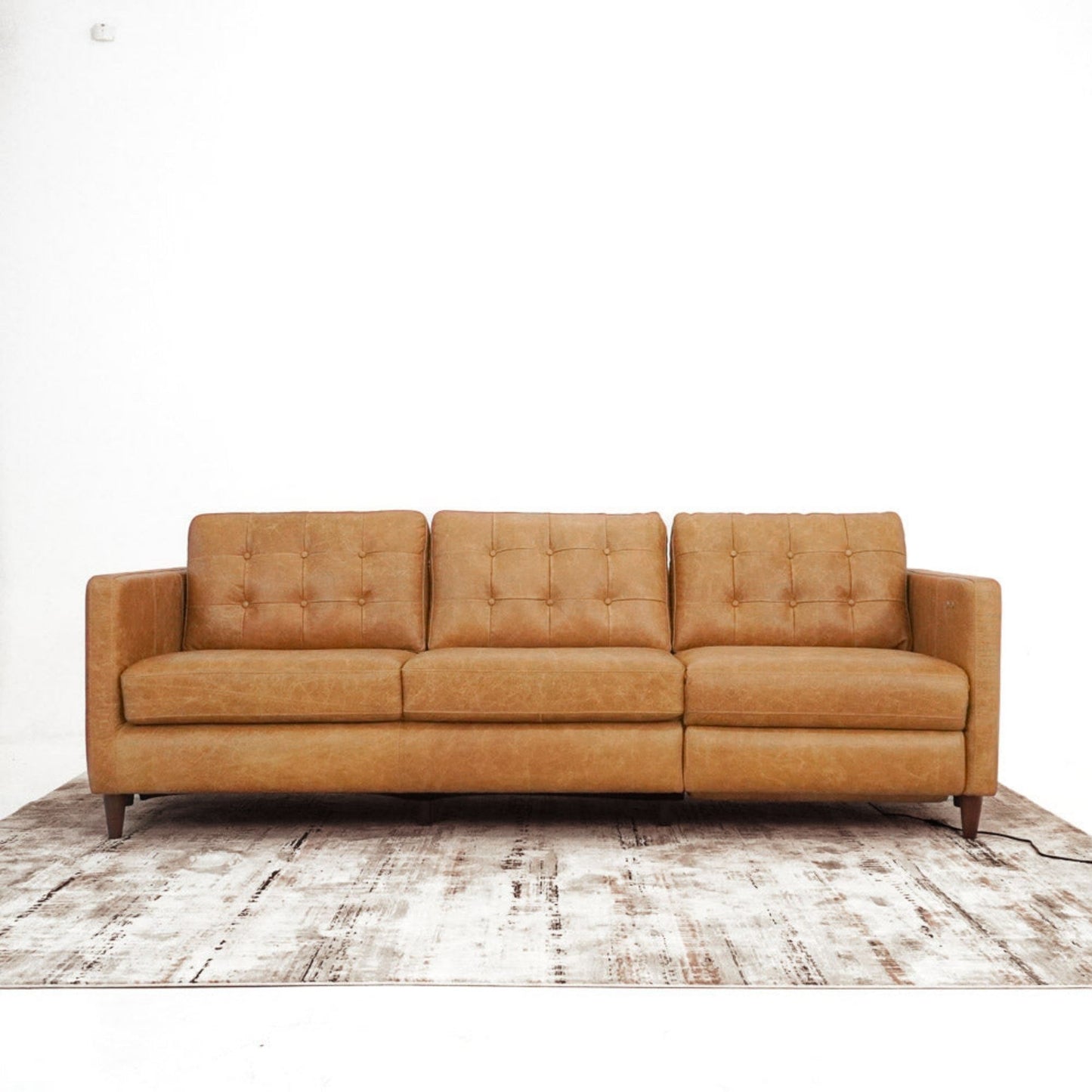 Christopher - Electric Inclining Sofa Left Facing - Tan