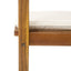 Preston - Outdoor Dining Chair With Cushion (Set of 2) - Teak / Beige