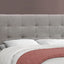 Bed, Upholstered, Frame Only, Transitional