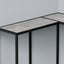 Corner Accent Console Table For Entryway, Unique L-Shaped Design