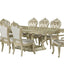 Monique - Dining Table Top & Base - Pearl Silver
