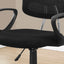 Office Chair, Adjustable Height, Swivel, Ergonomic, Armrests, Mesh, Contemporary / Modern - Black