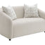 Etienne - Loveseat With 3 Pillows - Beige