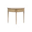 Vintage Inspired Storage Console Table With Fluted Doors