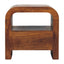 Darcy - Nightstand With Drawer And Open Shelf - Brown
