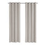 2 Pieces Set, Curtain Panel, Room Darkening, Grommet, Contemporary & Modern