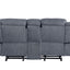 Zubaida - Two Tone Recliner Loveseat With USB Port Console