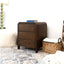 Lionel - Nightstand 3 Drawer Bed Side Table - Brown