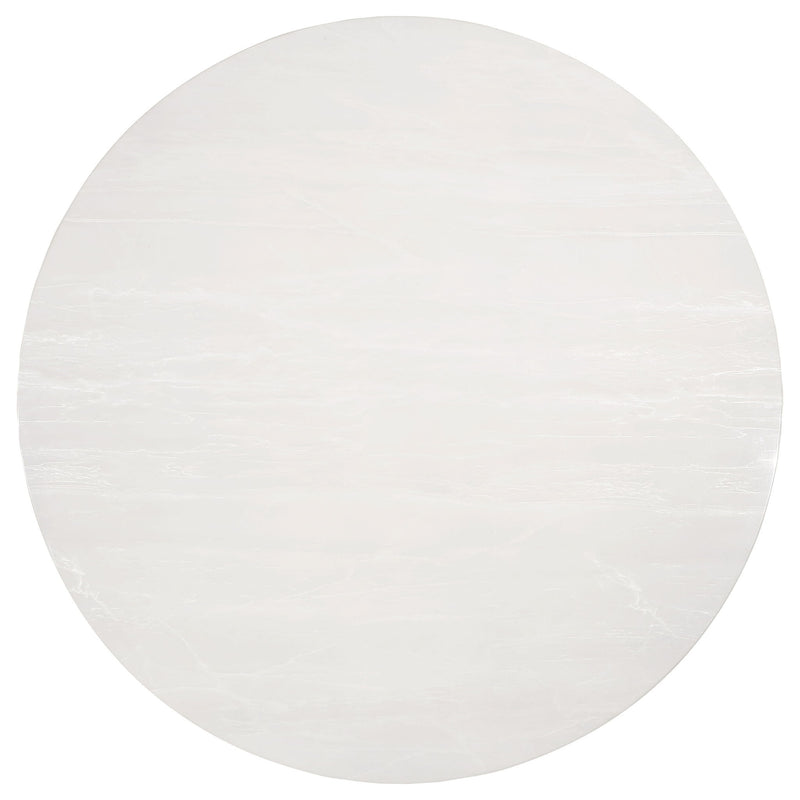 Imani - Round Marble Dining Table - Gold