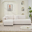 Jessica - Lamb Wool Sectional Sofa With Chaise, Versatile Configuration