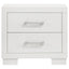 Copper - 2 Drawer Rectangular Nightstand