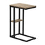 Accent Table, C - Shaped, Marble Look Contemporary & Modern Convenient Design