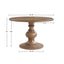 Round Pedestal Dining Table - Walnut