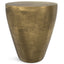 Cavan - Cast Aluminum Side Table - Antique Brass