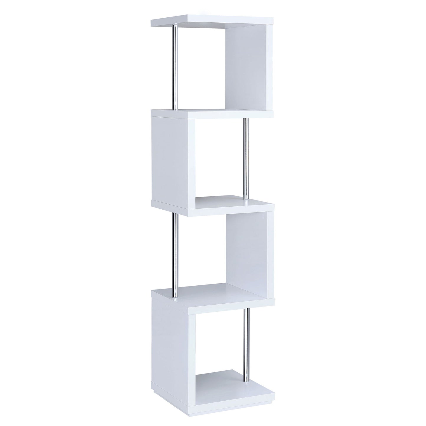 4 Tier Bookcase With Accents