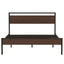 Ceres - Metal Bed With Wood Headboard & Footboard