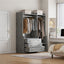Open Wardrobe Storage For Bedroom
