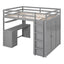 Loft Bed With Drawers, Desk, And Wardrobe