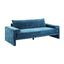 Upholstered 3 Seater Sofa With Wide Armrests