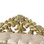 Cabriole - Synthetic Leather Bench - Gold